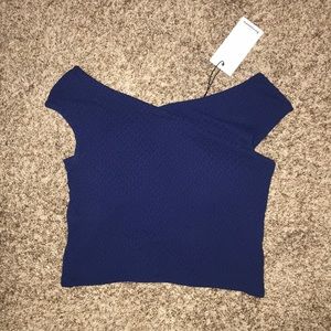 Brand new Hermoza modest swim crop top!